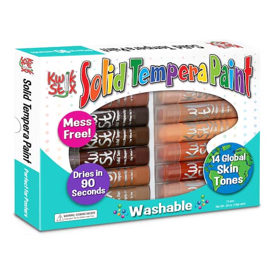 Kwik Stix™ Global Skin Tones Tempera Paint Sticks